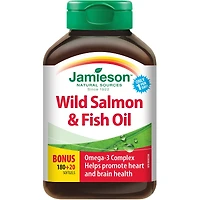 Complexe Oméga-3 - Huiles de saumon sauvage et de poisson 1 000 mg