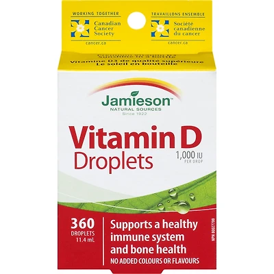 Vitamin D 1,000 IU Higher Potency Droplets