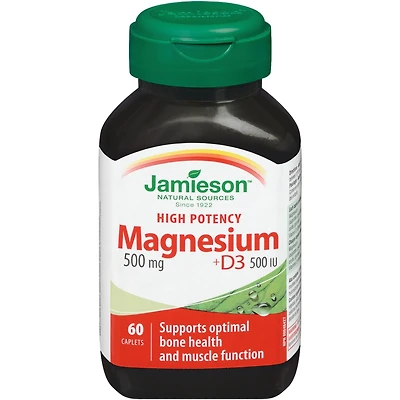 Magnesium 500 mg + D3 500 IU