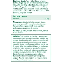 Mélatonine à dissolution rapide - menthe poivrée