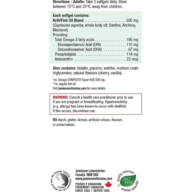 Omega Krill Plus 500mg