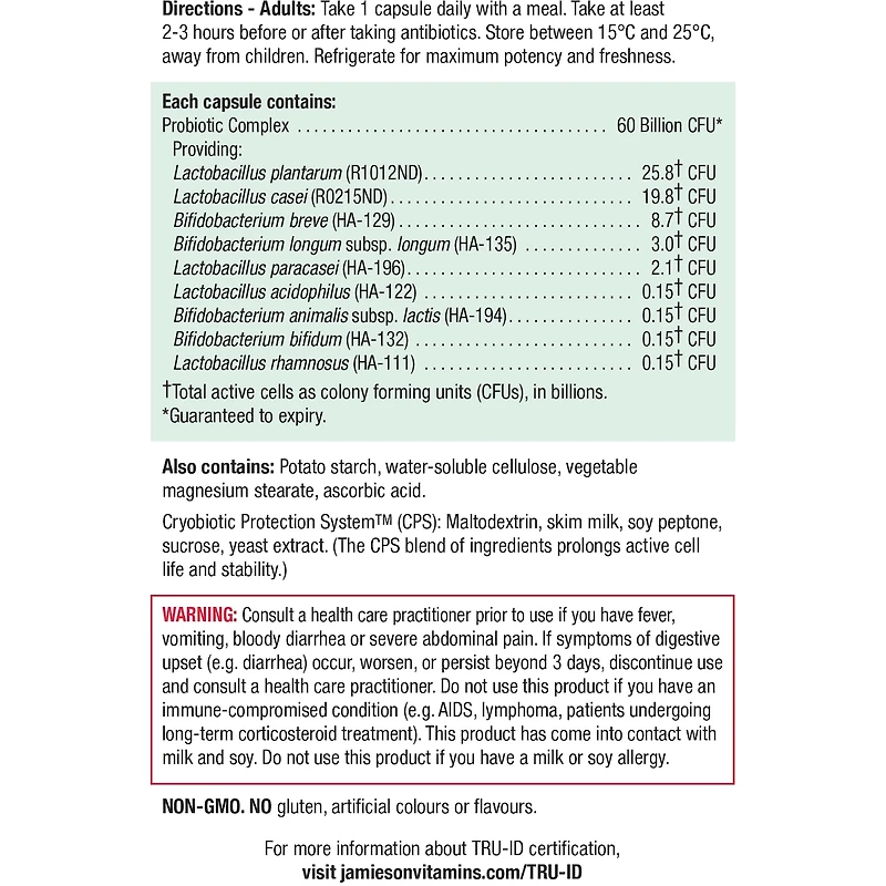 Probiotique 60 Milliard