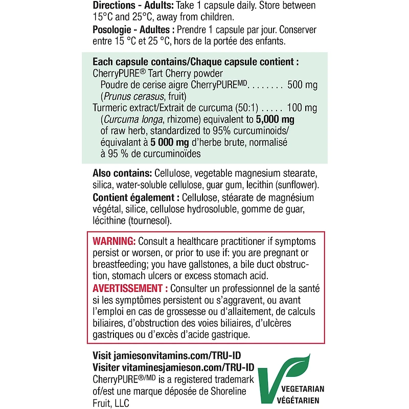 Cerise Aigre et Curcuma
