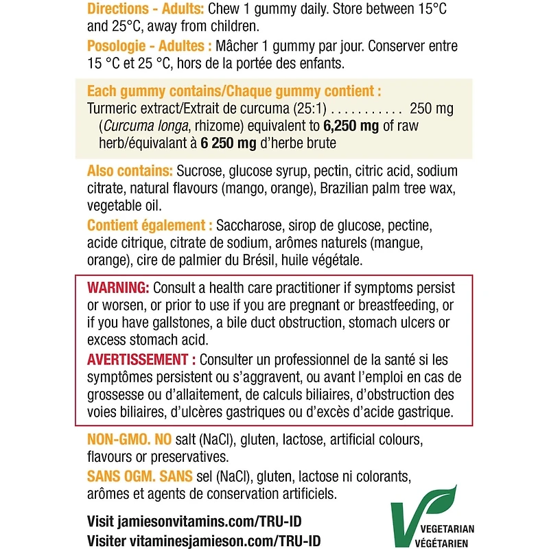 Jamieson Gummies Curcuma