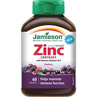 Jamieson Pastilles de Zinc avec Échinacée, Vitamines C et D