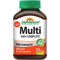 Multivitamine complète à 100 % Max Force 115 ct