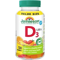 Gummies de vitamine D 1,000 IU format économique
