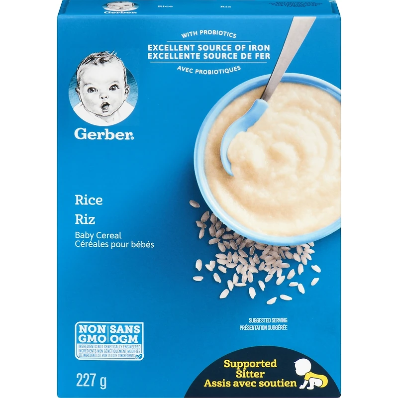Céréales pour bébés Étape 1 de riz