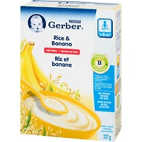 Céréales pour bébés Étape 2 Riz avec banane