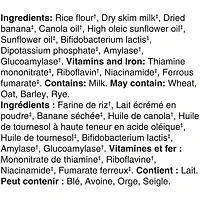 Céréales pour bébés Étape 2 Riz avec banane