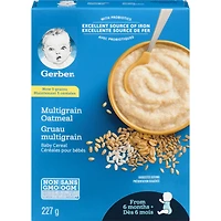 Céréales pour bébés Étape 2 Avoine et multigrains