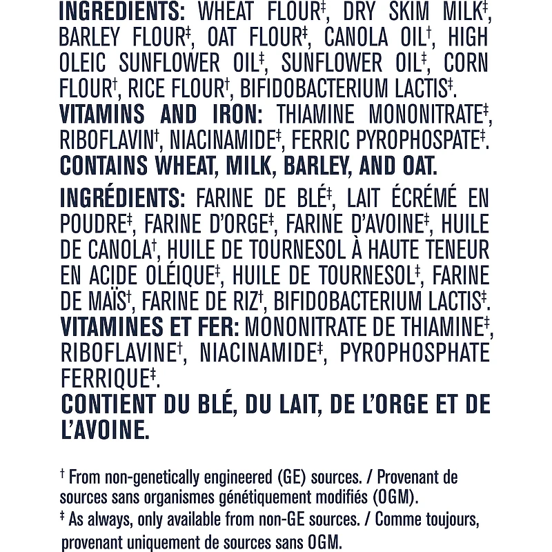 Céréales pour bébés Étape 2 Avoine et multigrains