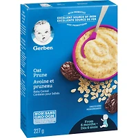 Céréales pour bébés Étape 2 Avoine avec pruneaux