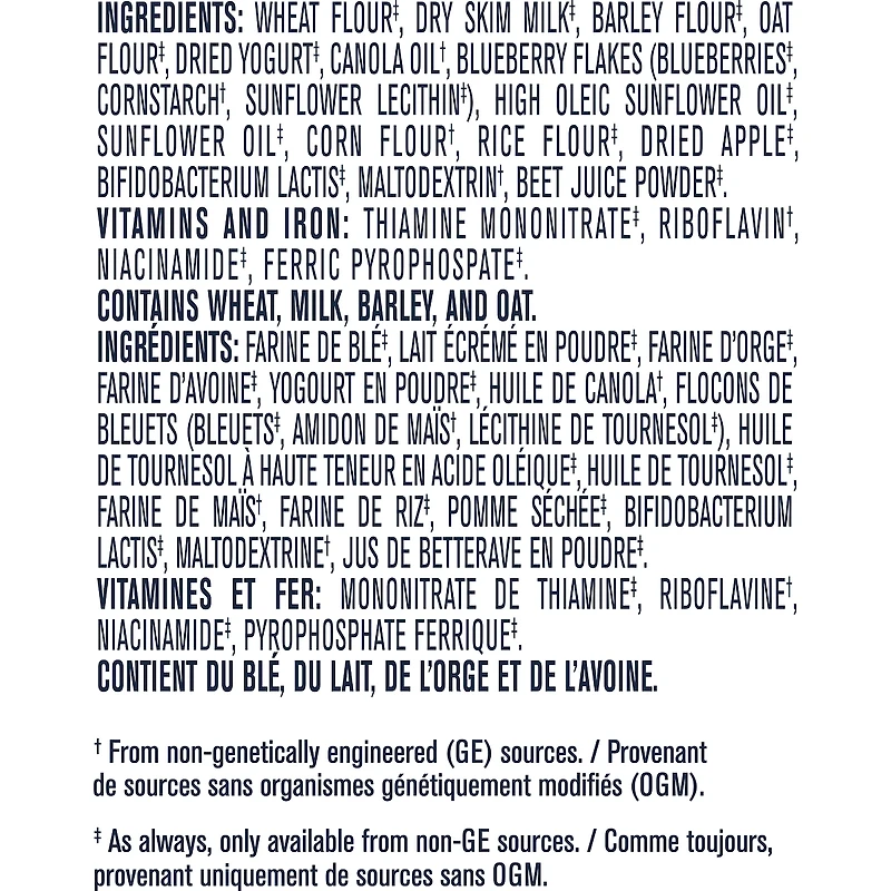 Céréales pour bébés Étape 3 Multigrains avec yogourt et bleuet
