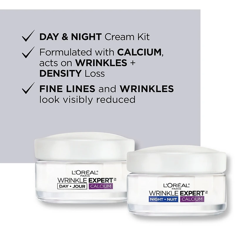 Wrinkle Expert Anti-Wrinkle Day & Night Moisturizers 55+