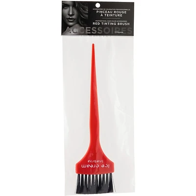 Pinceau rouge à teinture