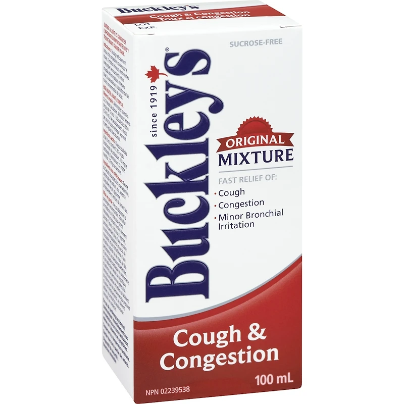 Buckley's® Cough Congestion Original Mixture Syrup Sucrose-Free 100mL