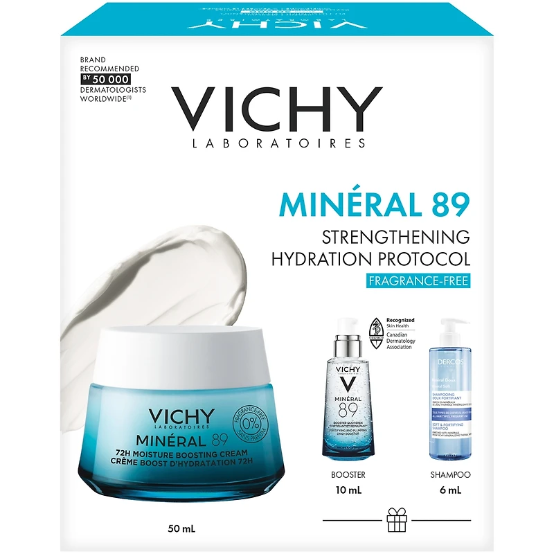 Coffret Minéral 89 Crème Boost Hydratation 72h Sans Parfum