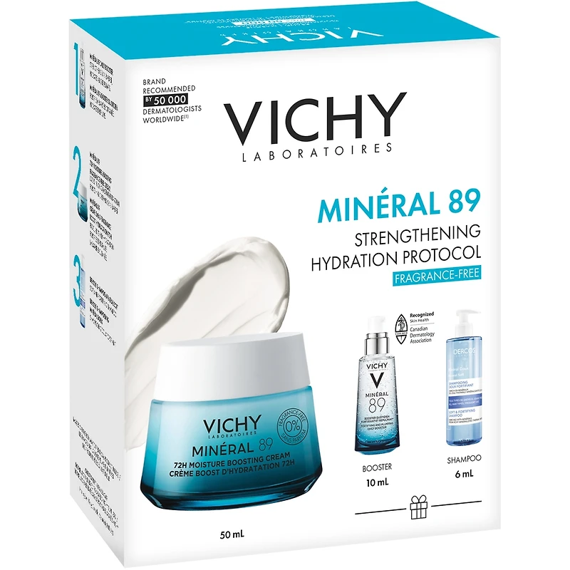 Coffret Minéral 89 Crème Boost Hydratation 72h Sans Parfum