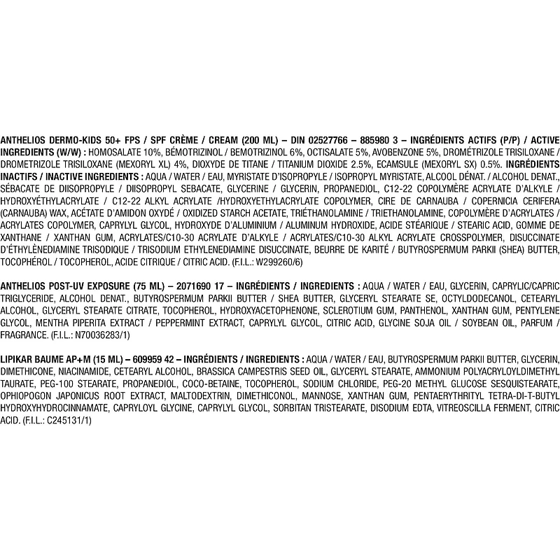 Anthelios Dermo-Kids Spf 50+ Kit
