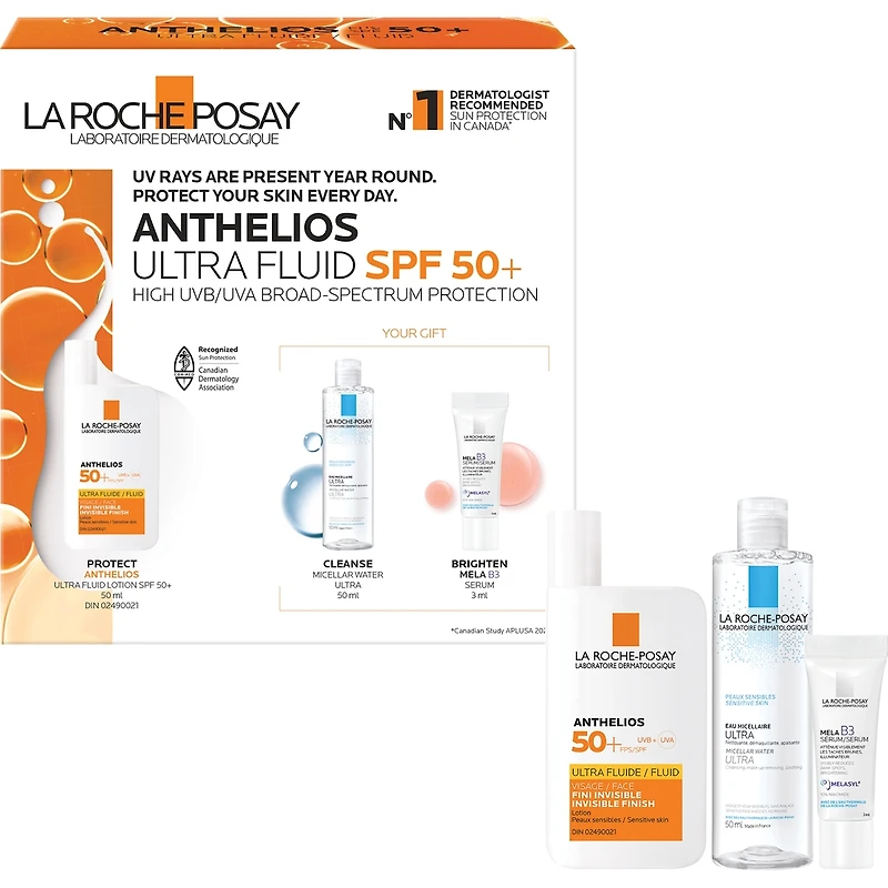 Coffret Anthelios Ultra Fluide Visage Fps 50+