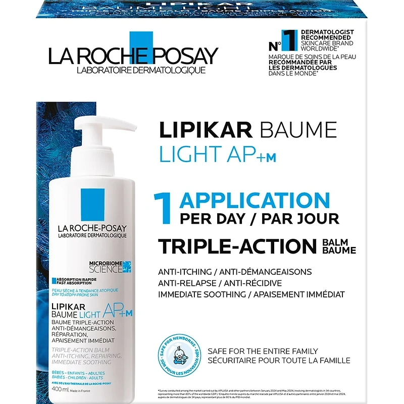 Coffret Lipikar Baume Light Ap+M
