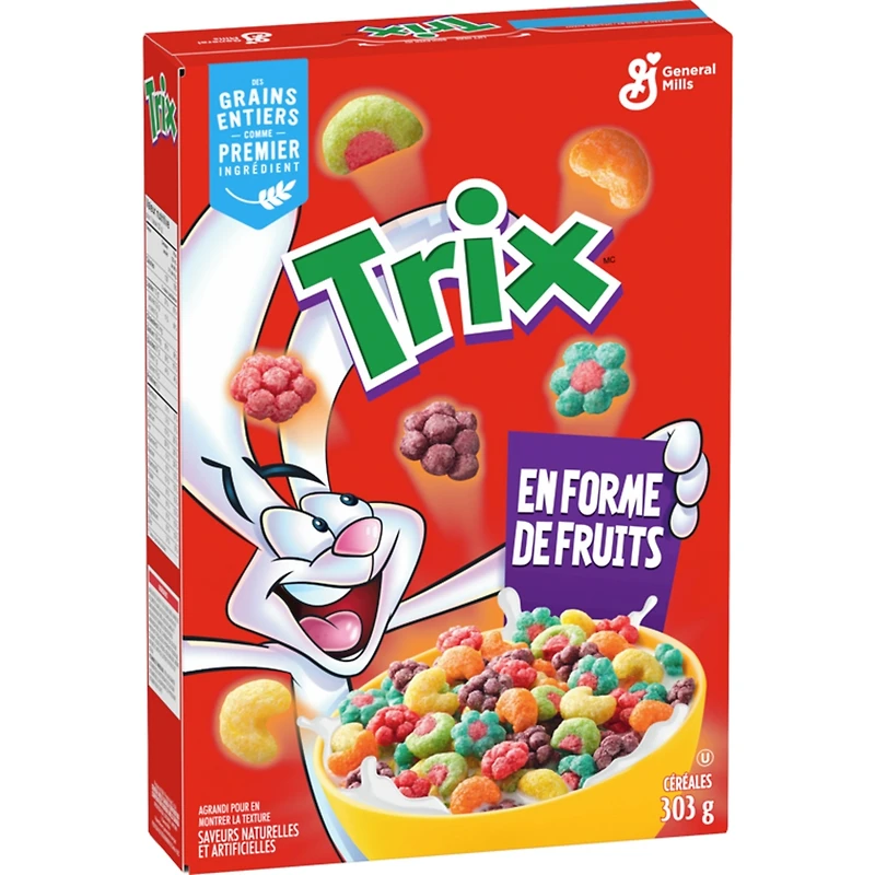 Trix en forme de Fruits Céréales