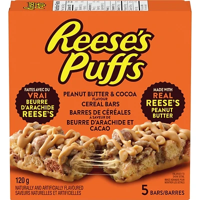 Puffs Peanut Butter & Cocoa Flavour Cereal Bars