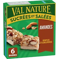 Barres granola sucrées et salées amandes