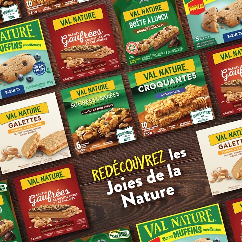 Barres granola sucrées et salées amandes