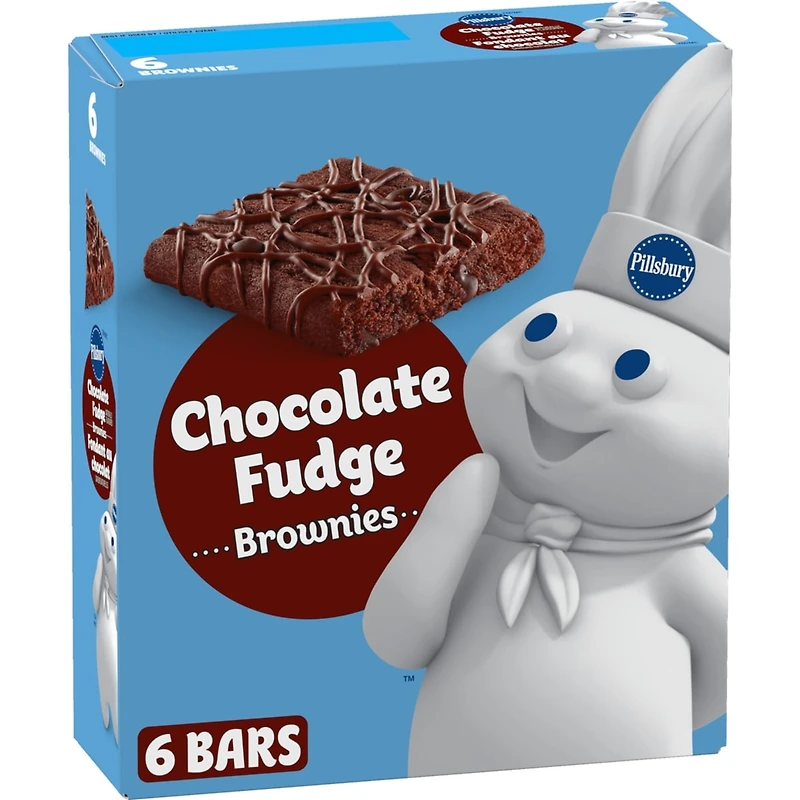 Barres brownies Fondant au chocolat 6 barres