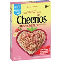 Céréales fraise et banane
