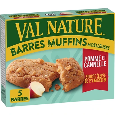 Soft-Baked Muffin Bars, Apple Cinnamon, Snack Bars, 5 ct