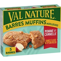 Soft-Baked Muffin Bars, Apple Cinnamon, Snack Bars, 5 ct