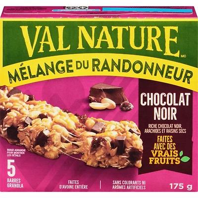 Chewy Trail Mix Granola Bars, Dark Chocolate, 5 ct