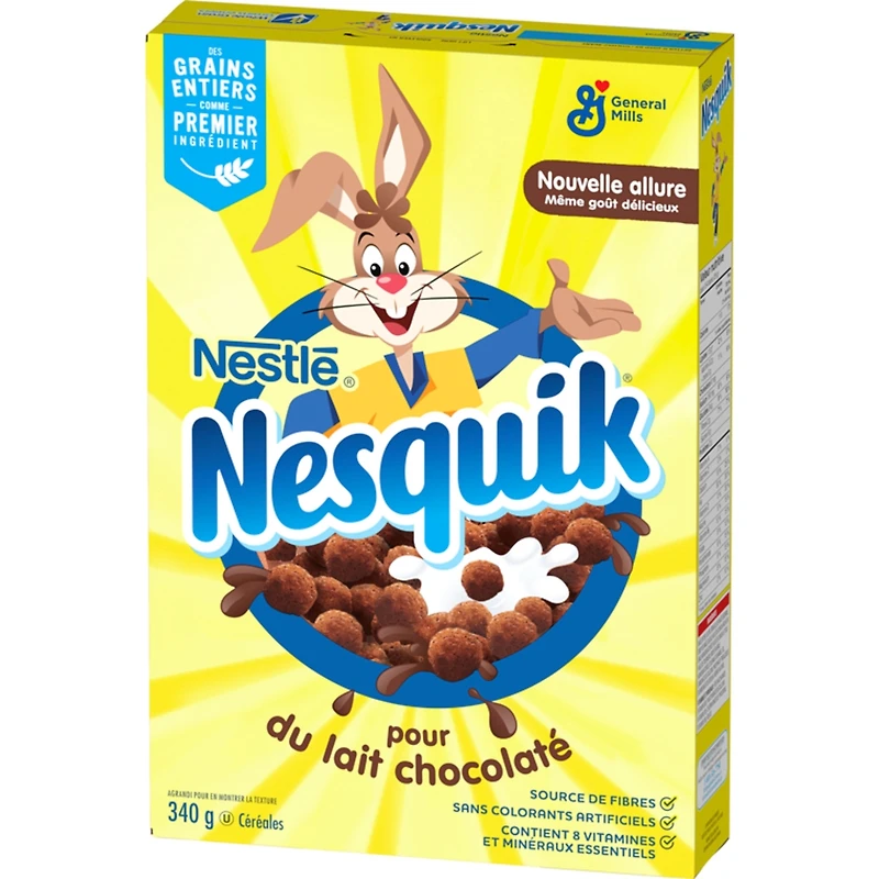 Nesquik, Céréales au Chocolat, Grains Entiers