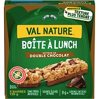Lunchbox Granola Bars, Double Chocolate, Kids Snacks, 5 ct