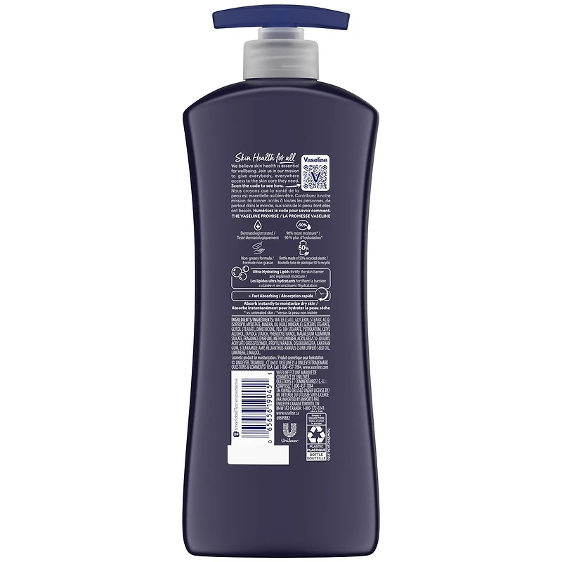 Lotion Hydratation réparatrice Absorption rapide