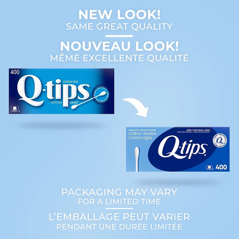 Q-tips Cotton Swabs 400 ct