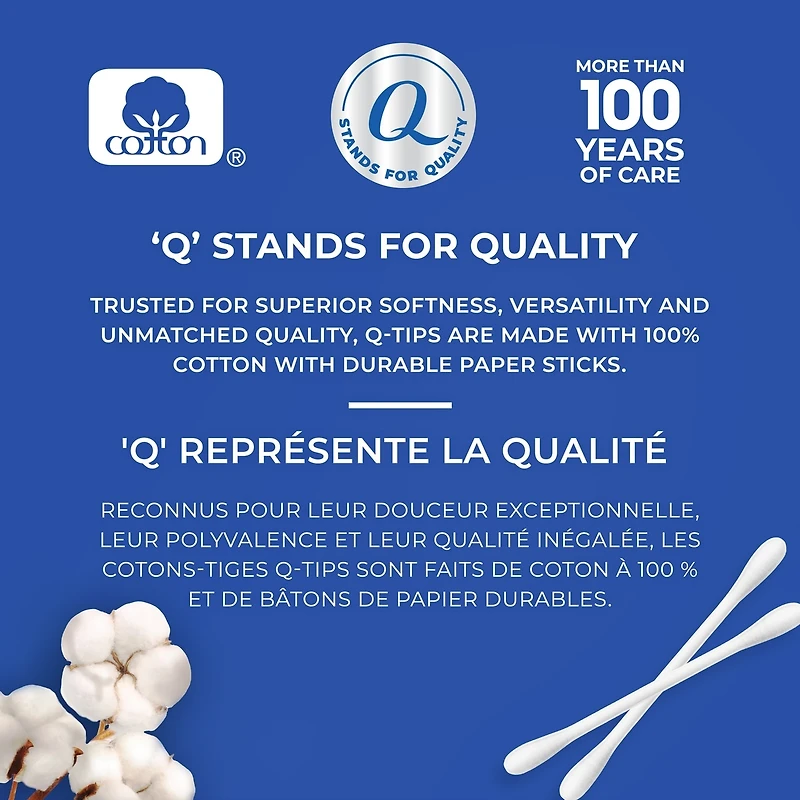 Q-tips Cotton Swabs 400 ct