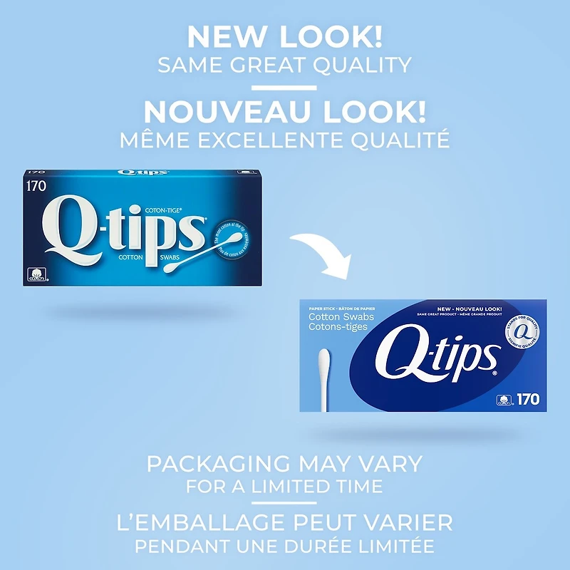 Cotons-tiges Q-tips 170 unités