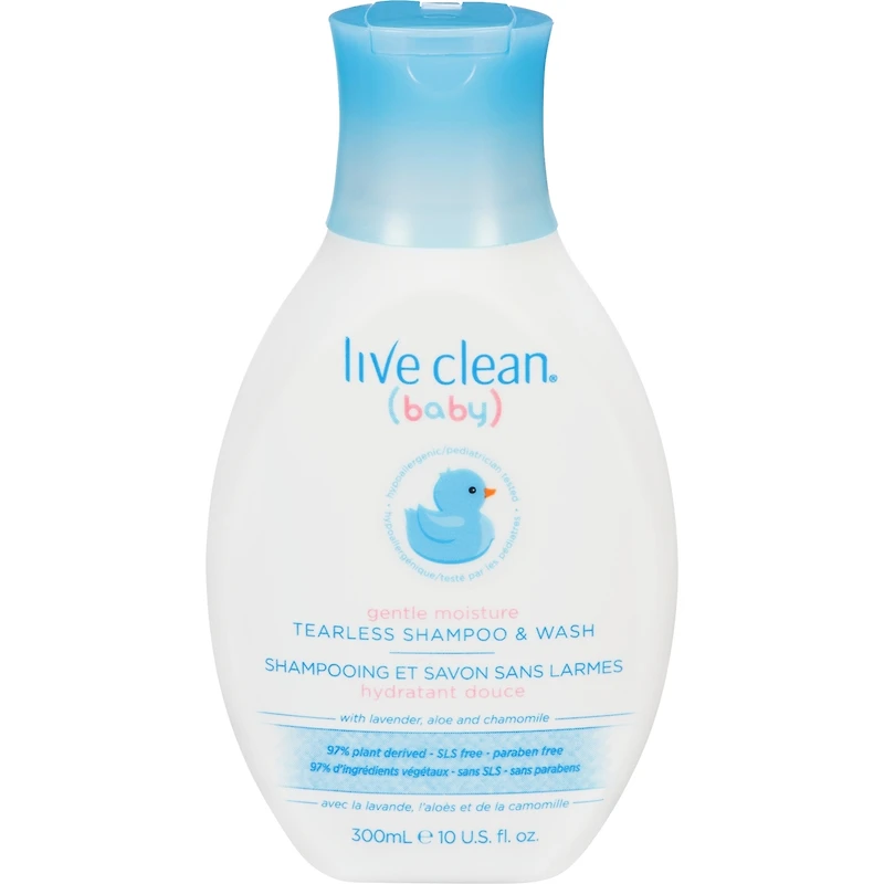 Live Clean Baby Shampooing et Savon Sans Larmes Hydratant Douce
