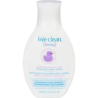 Live Clean Baby Nettoyant pour Bébé Sans Larmes Douceur d'Avoine Apaisante