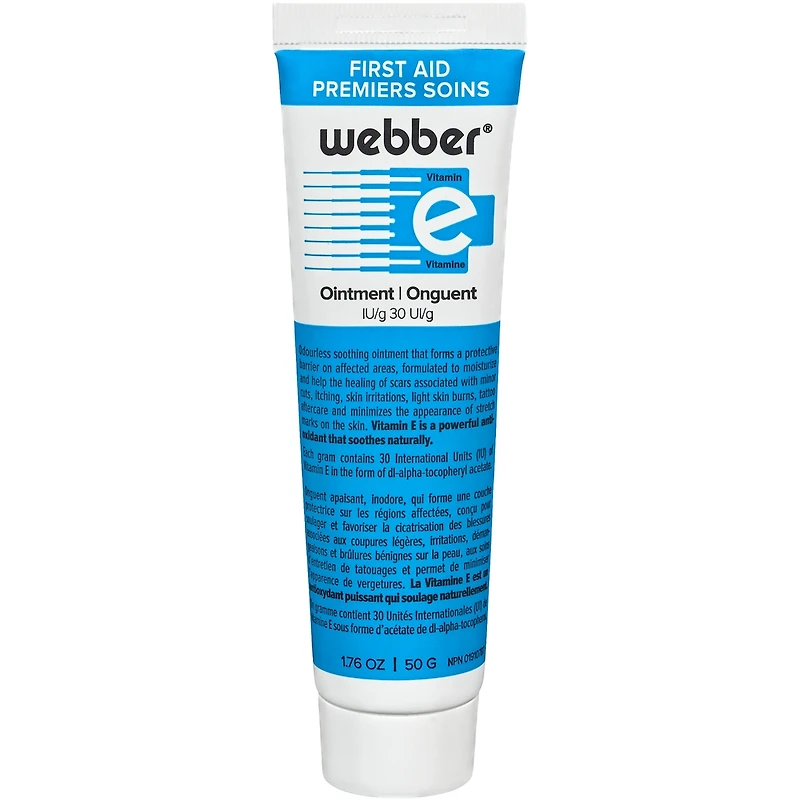 Webber Onguent premiers soins Vit E tube