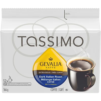 Tassimo  Dark Italian Roast Coffee Single Serve T-Discs