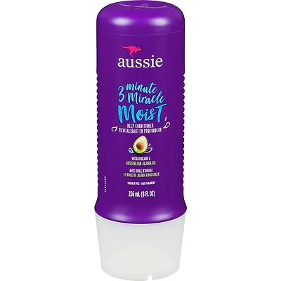 Dry Hair Repair - Aussie Paraben-Free Miracle Moist 3 Minute Miracle w/ Avocado, 236 mL