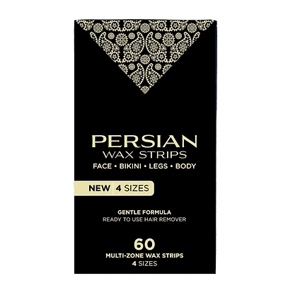Bandes de cire persane multi-zones 4 tailles 60pc