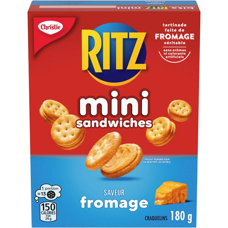 Ritz Bits Sandwich Crackers, Cheese,