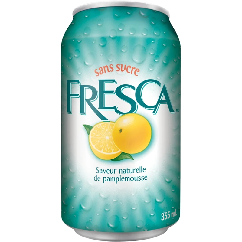 Soda sans sucre saveur naturelle de pamplemousse