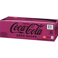Coke zero cola à saveur de cerise